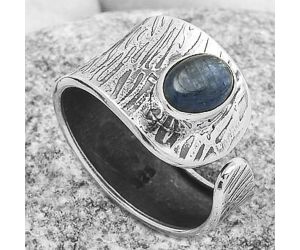Adjustable - Blue Kyanite - Brazil Ring size-8.5 SDR169931 R-1319, 6x8 mm
