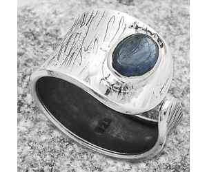 Adjustable - Blue Kyanite - Brazil Ring size-7.5 SDR169958 R-1319, 6x8 mm