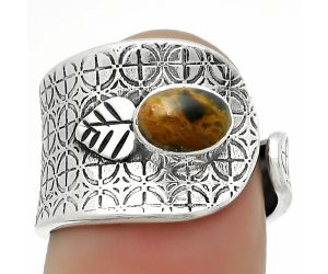 Adjustable - Pietersite - Namibia Ring size-7 SDR170239 R-1319, 5x7 mm
