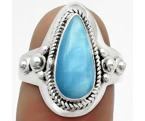 Natural Smithsonite Ring size-8 SDR170292 R-1420, 7x14 mm
