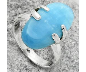 Natural Smithsonite Ring size-8.5 SDR170338 R-1504, 12x21 mm