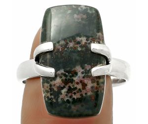 Natural Blood Stone - India Ring size-9.5 SDR170353 R-1504, 12x20 mm