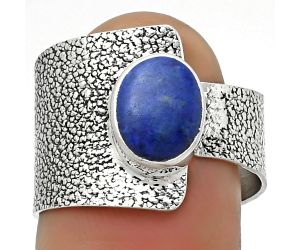 Natural Lapis - Afghanistan Ring size-7.5 SDR170362 R-1606, 7x9 mm