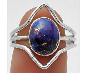 Copper Purple Turquoise - Arizona Ring size-8.5 SDR170565 R-1460, 9x11 mm