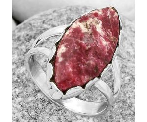 Natural Pink Thulite - Norway Ring size-9 SDR170649 R-1338, 11x23 mm