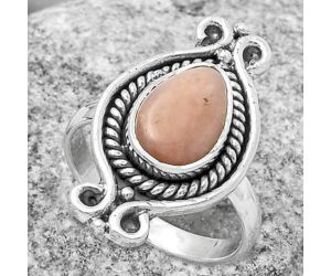 Natural Pink Opal - Australia Ring size-7 SDR170752 R-1108, 7x11 mm