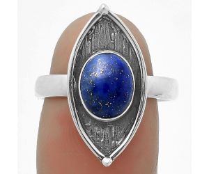 Natural Lapis - Afghanistan Ring size-8.5 SDR170883 R-1628, 7x9 mm