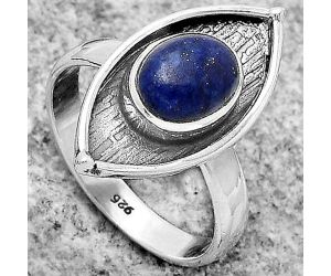 Natural Lapis - Afghanistan Ring size-7 SDR170889 R-1628, 7x9 mm