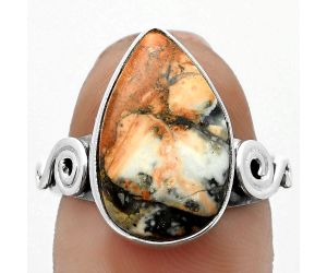 Natural Maligano Jasper - Indonesia Ring size-7 SDR171082 R-1315, 11x18 mm