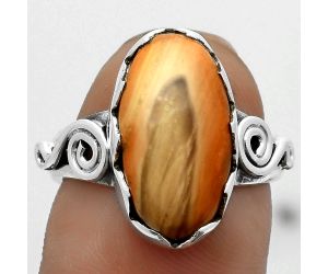 Natural Imperial Jasper - Mexico Ring size-7 SDR171101 R-1315, 9x17 mm