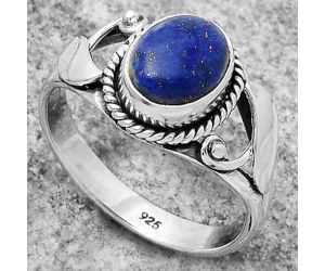 Natural Lapis - Afghanistan Ring size-8 SDR171197 R-1405, 7x9 mm