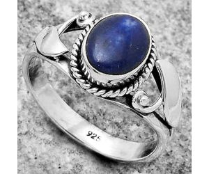 Natural Lapis - Afghanistan Ring size-8 SDR171201 R-1405, 7x9 mm