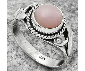 Natural Pink Opal - Australia Ring size-7 SDR171217 R-1405, 8x8 mm