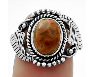Natural Rare Cady Mountain Agate Ring size-7.5 SDR171671 R-1272, 8x10 mm
