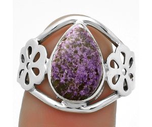 Natural Purpurite - South Africa Ring size-8.5 SDR172108 R-1497, 9x13 mm