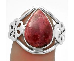 Natural Pink Thulite - Norway Ring size-8 SDR172115 R-1497, 11x15 mm