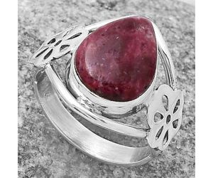 Natural Pink Thulite - Norway Ring size-8 SDR172115 R-1497, 11x15 mm