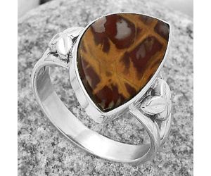 Natural Noreena Jasper Ring size-9 SDR172161 R-1261, 11x18 mm