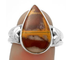 Natural Noreena Jasper Ring size-9.5 SDR172173 R-1261, 12x18 mm