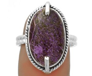 Natural Purpurite - South Africa Ring size-8.5 SDR172255 R-1635, 11x19 mm