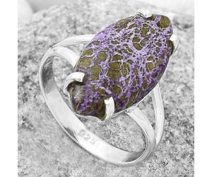 Natural Purpurite - South Africa Ring size-8.5 SDR172305 R-1089, 11x21 mm