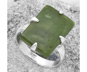 Natural Chrome Chalcedony Ring size-7.5 SDR172399 R-1305, 12x17 mm