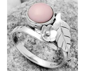 Natural Pink Opal - Australia Ring size-7.5 SDR172556 R-1410, 8x8 mm