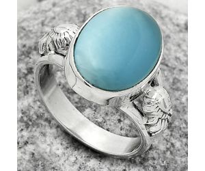 Natural Smithsonite Ring size-7 SDR172643 R-1261, 11x15 mm