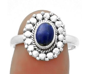 Natural Lapis - Afghanistan Ring size-8 SDR173274 R-1399, 5x7 mm