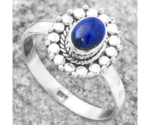 Natural Lapis - Afghanistan Ring size-9 SDR173279 R-1399, 5x7 mm