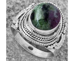 Natural Ruby Zoisite - Africa Ring size-7.5 SDR173412 R-1570, 10x12 mm