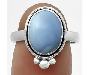 Natural Owyhee Opal Ring size-7.5 SDR173863 R-1495, 9x12 mm