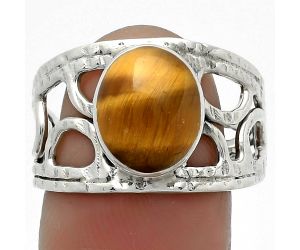 Natural Tiger Eye - Africa Ring size-9 SDR174052 R-1133, 9x11 mm