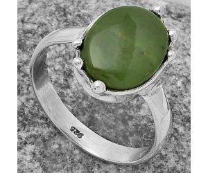 Natural Chrome Chalcedony Ring size-9 SDR174111 R-1506, 10x14 mm