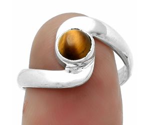 Natural Tiger Eye - Africa Ring size-7 SDR174146 R-1232, 6x6 mm