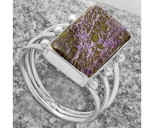 Natural Purpurite - South Africa Ring size-7.5 SDR174273 R-1003, 10x17 mm