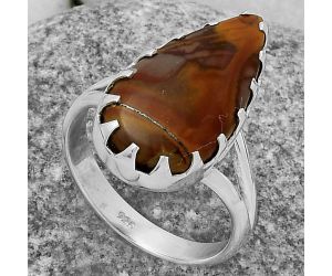 Natural Noreena Jasper Ring size-7.5 SDR174326 R-1210, 11x20 mm