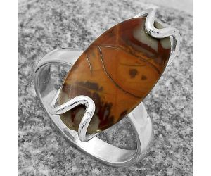 Natural Noreena Jasper Ring size-8 SDR174388 R-1479, 10x21 mm