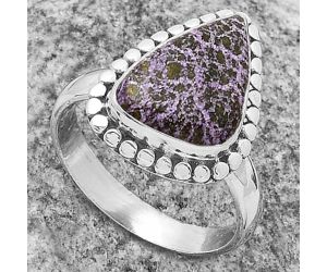 Natural Purpurite - South Africa Ring size-8.5 SDR174543 R-1071, 10x15 mm