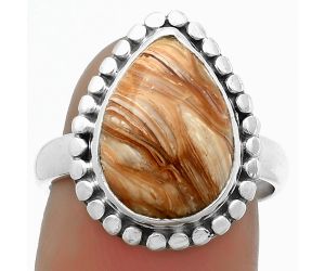 Natural Caramel Opal Ring size-7 SDR174565, 10x14 mm