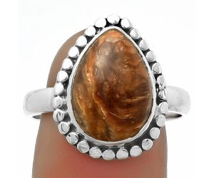 Natural Caramel Opal Ring size-9.5 SDR174568 R-1071, 10x14 mm