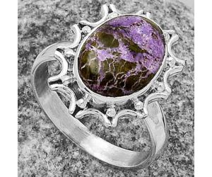 Natural Purpurite - South Africa Ring size-9 SDR174690 R-1189, 10x14 mm