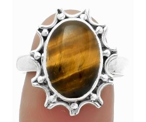 Natural Tiger Eye - Africa Ring size-9 SDR174716 R-1189, 10x14 mm