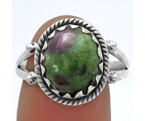 Natural Ruby Zoisite - Africa Ring size-8.5 SDR174829 R-1474, 10x12 mm
