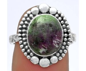 Natural Ruby Zoisite - Africa Ring size-7.5 SDR174874 R-1154, 10x12 mm