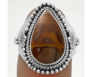 Natural Noreena Jasper Ring size-8 SDR175400 R-1424, 10x16 mm