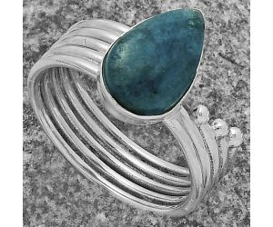 Natural Blue Apatite - Madagascar Ring size-9 SDR175547 R-1492, 8x13 mm