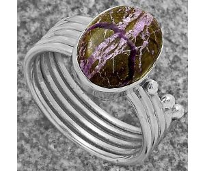 Natural Purpurite - South Africa Ring size-7 SDR175569 R-1492, 9x12 mm