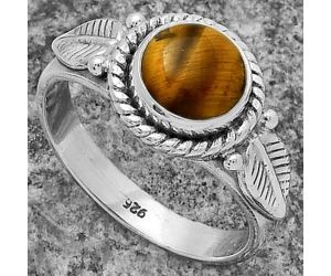 Natural Tiger Eye - Africa Ring size-8 SDR175670 R-1403, 8x8 mm