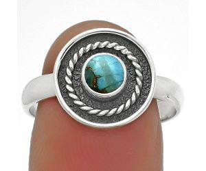 Copper Blue Turquoise - Arizona Ring size-9 SDR175697 R-1439, 5x5 mm